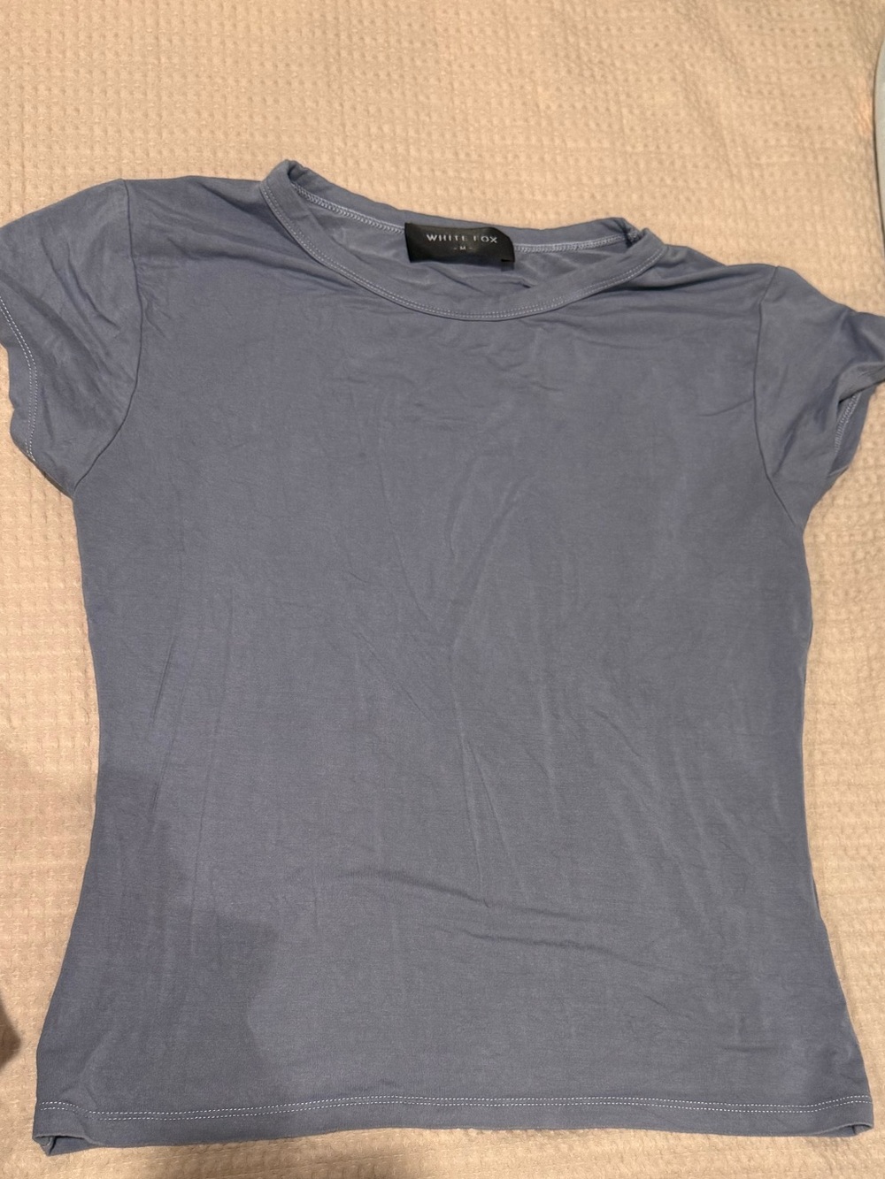 White Fox Boutique light grey/blue T-shirt